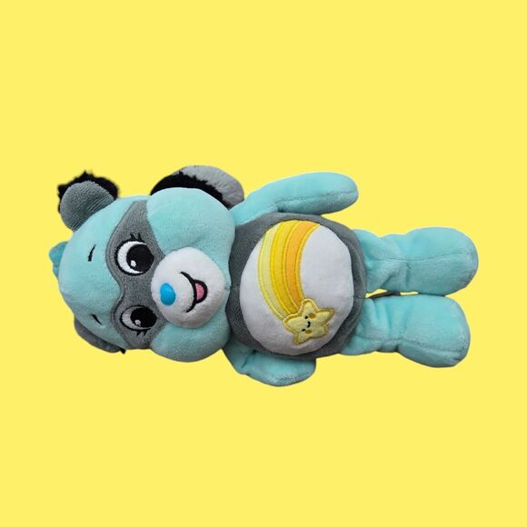 Care Bears Wish Bear 10" Bandit Mask Raccoon Plush Stuffed Toy Halloween Theme - Picture 8 of 13